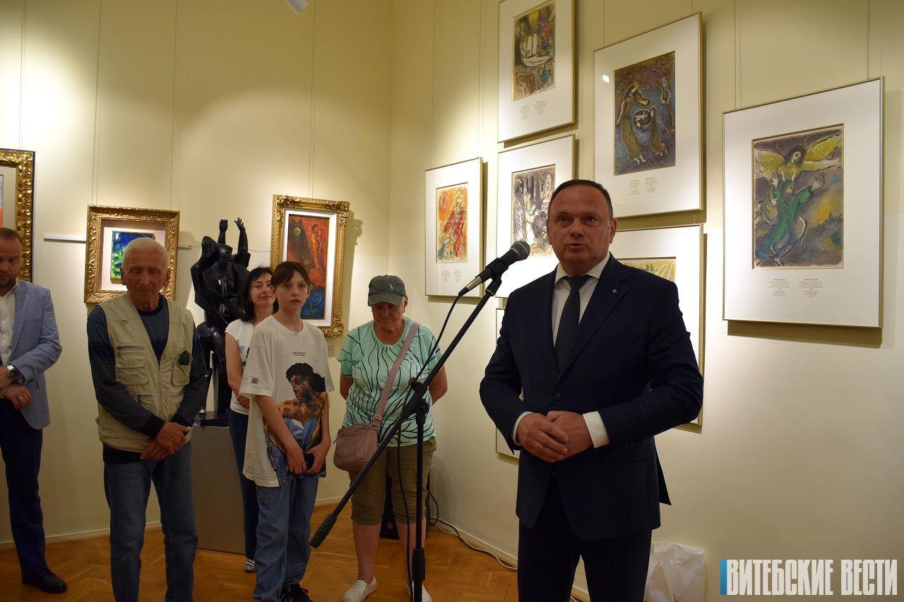 “Золотой фонд”: выставка работ Шагала, Цадкина, Магарил и Пэна открылась в Витебске