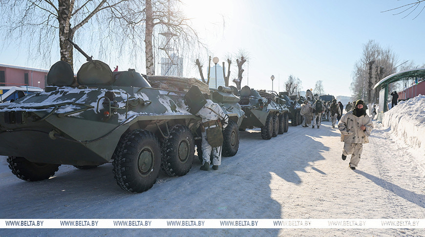 Военнослужащие 103-й Витебской бригады успешно проходят внезапную проверку