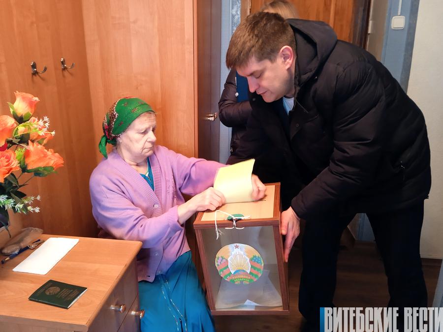 В Браславском районе сегодня активно идет голосование