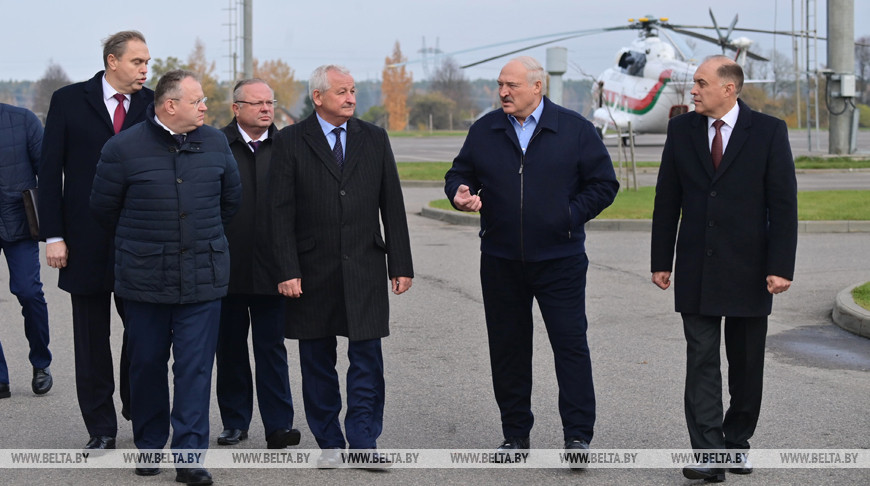 Александр Лукашенко после посещения БелАЭС приехал в Островец
