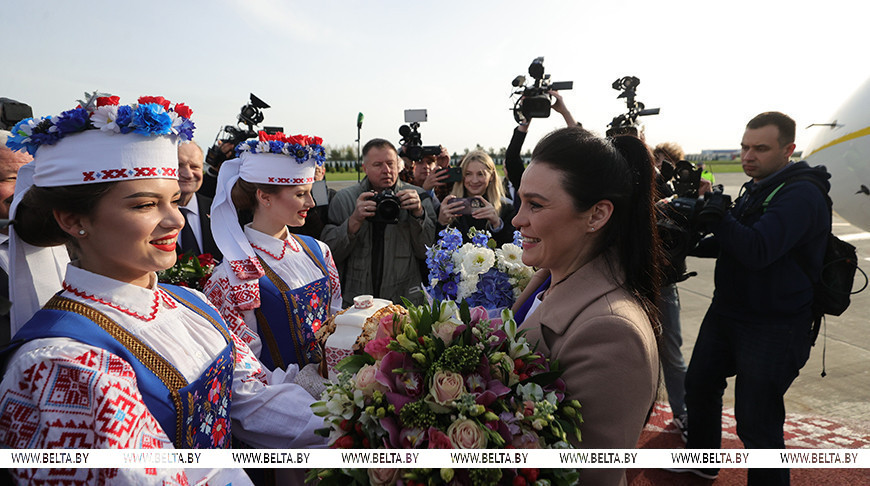 ФОТОФАКТ: Марину Василевскую встречают в Минске