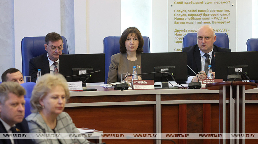 Председатель Совета Республики Наталья Кочанова приняла участие в заседании Новополоцкого горисполкома