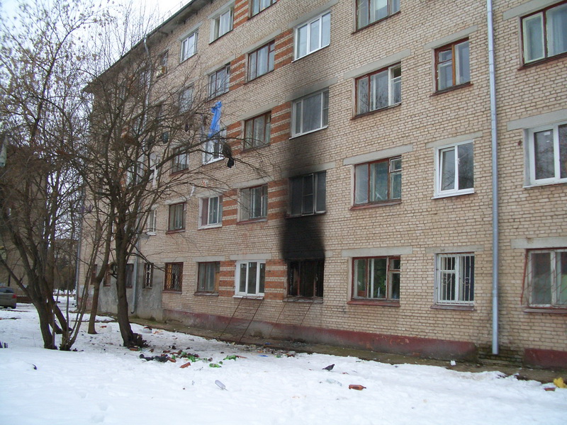 Пожар в общежитии произошел в Новополоцке сегодня ночью  