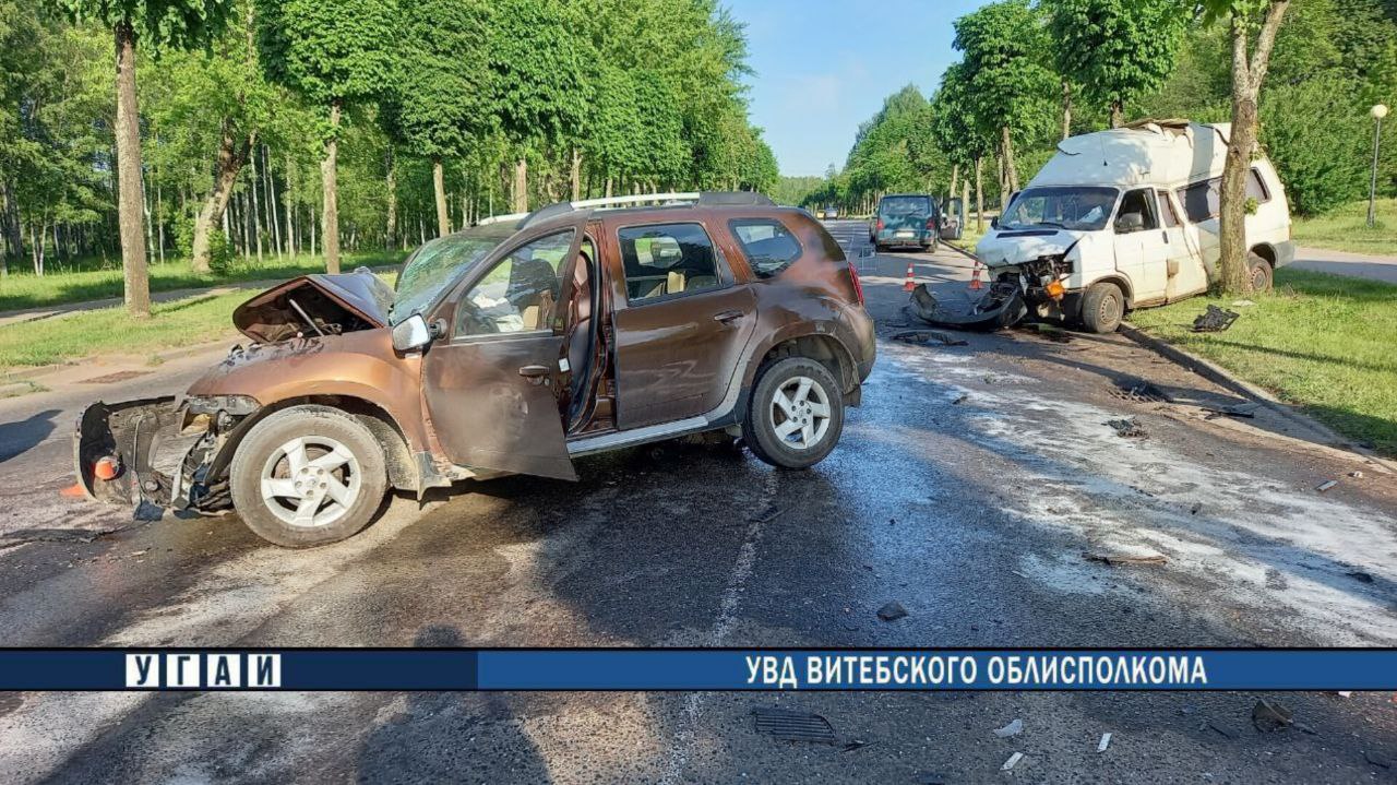 Лобовое столкновение в Новополоцке: пострадали водители