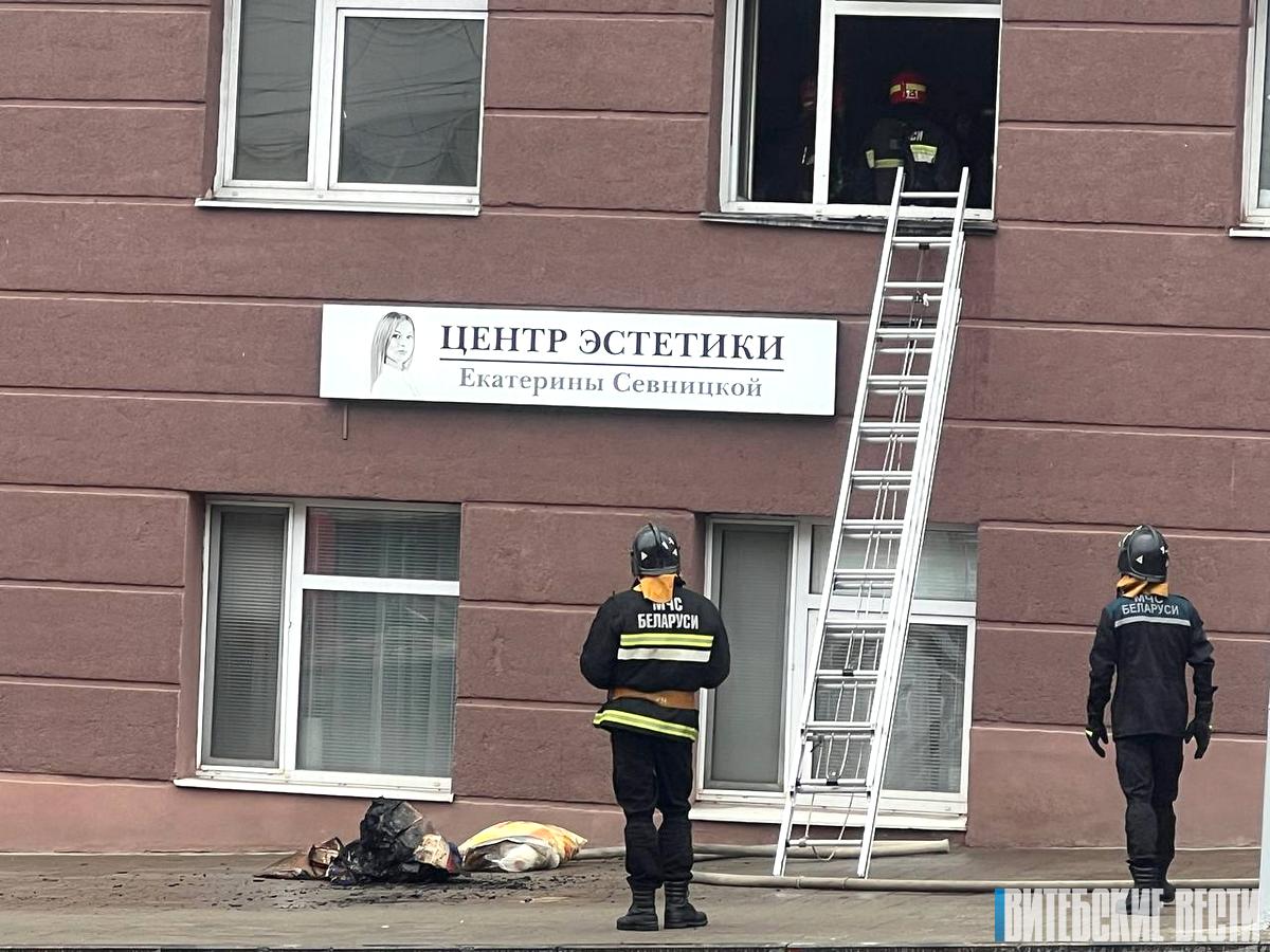 Спасатели ликвидировали пожар по улице Ленина в Витебске