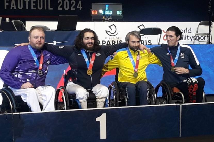 Полочанин Андрей Праневич завоевал серебряную медаль на чемпионате Европы по фехтованию на колясках во Франции