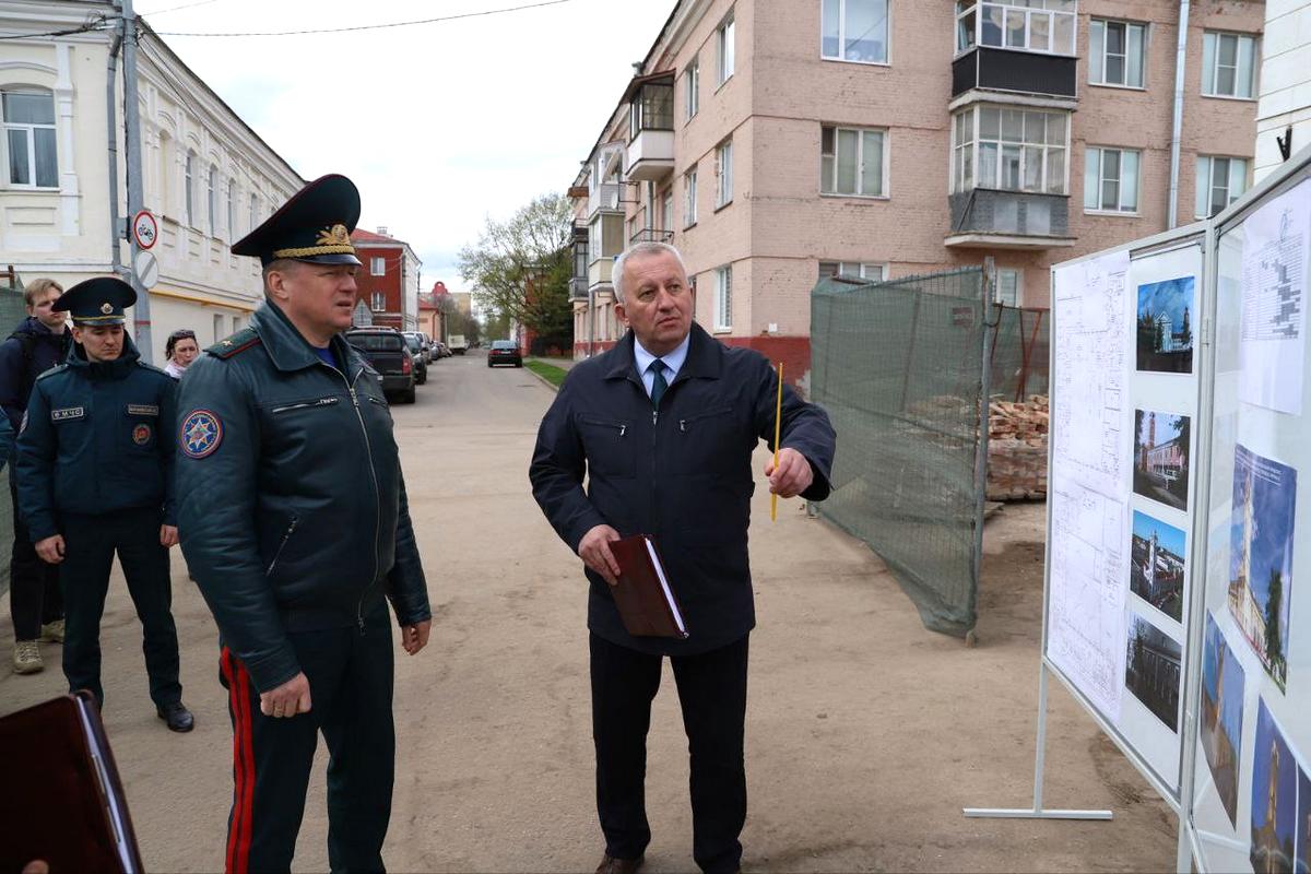 Министр по чрезвычайным ситуациям Вадим Синявский посетил с рабочим визитом Витебскую область