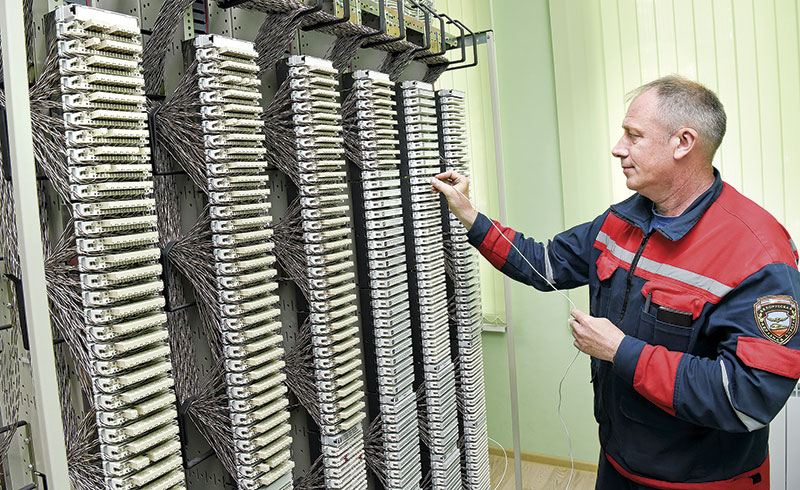 Новая цифровая АТС введена в эксплуатацию на Витебском отделении БЖД