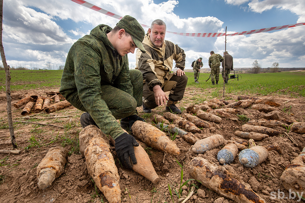 На плацдарме Новики под Витебском российские и белорусские поисковики проводят поисковую экспедицию