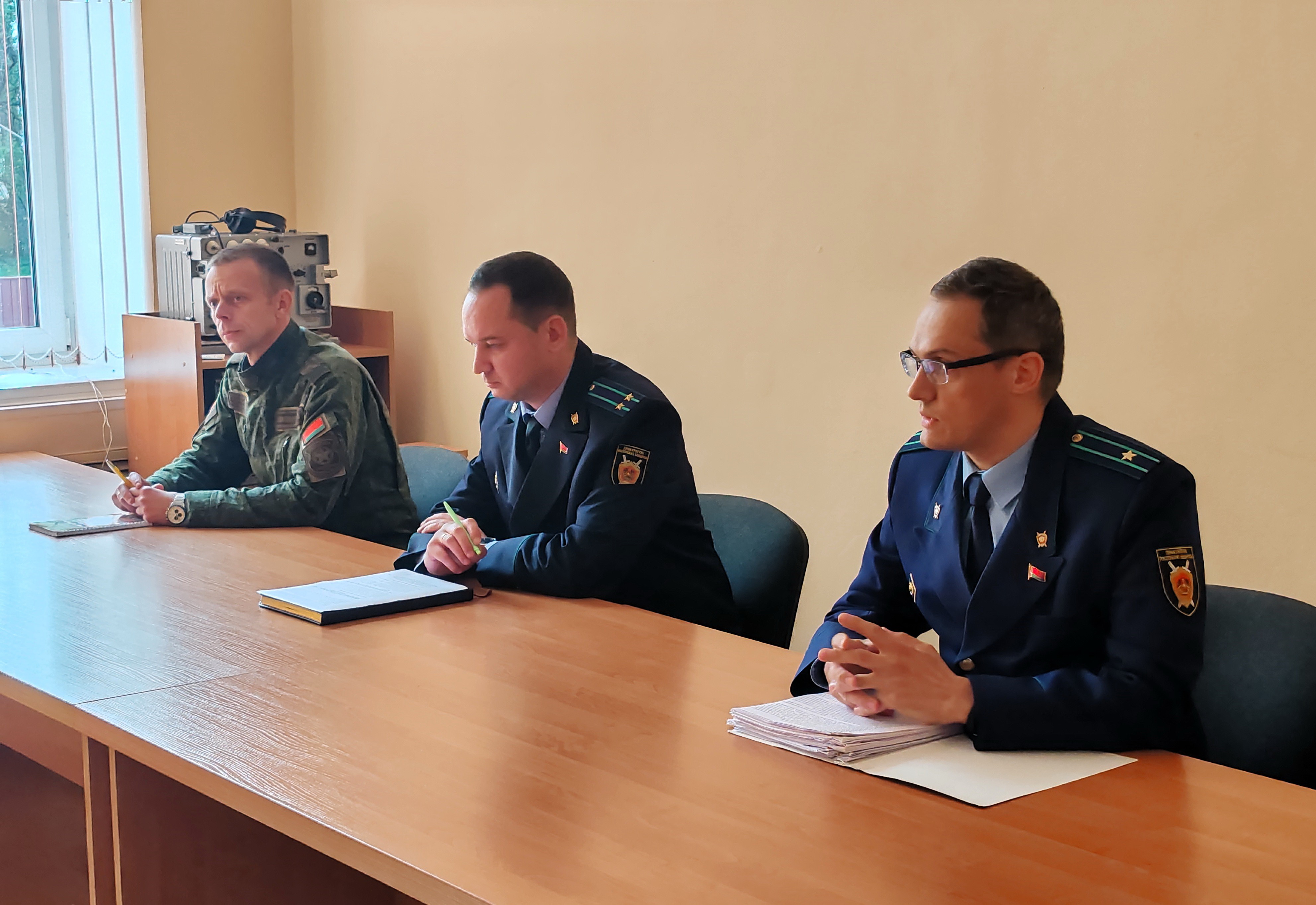 Представители прокуратуры Витебской области выступили перед призывниками Верхнедвинского района на тему профилактики правонарушений и преступлений