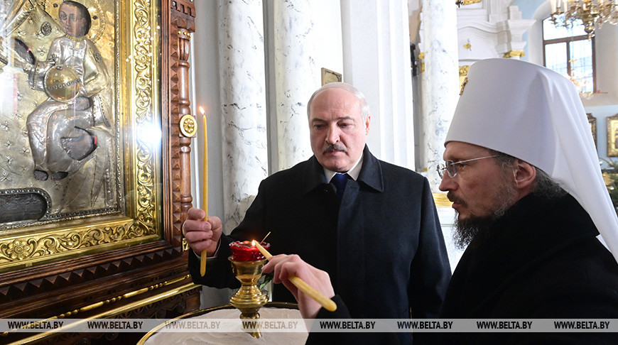 Лукашенко простился с митрополитом Филаретом