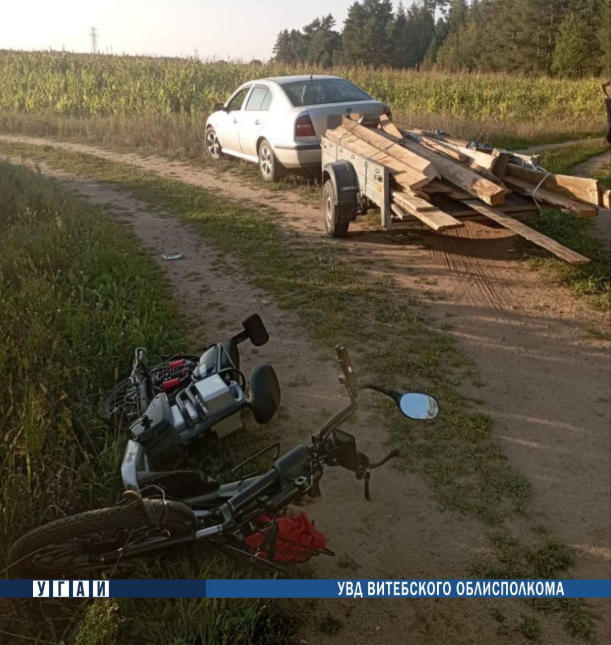 В Шумилинском районе в ДТП пострадал ребёнок