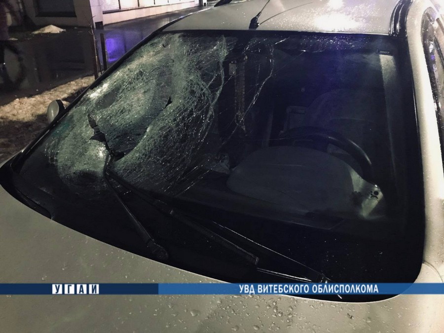 В Витебске легковушка сбила мужчину