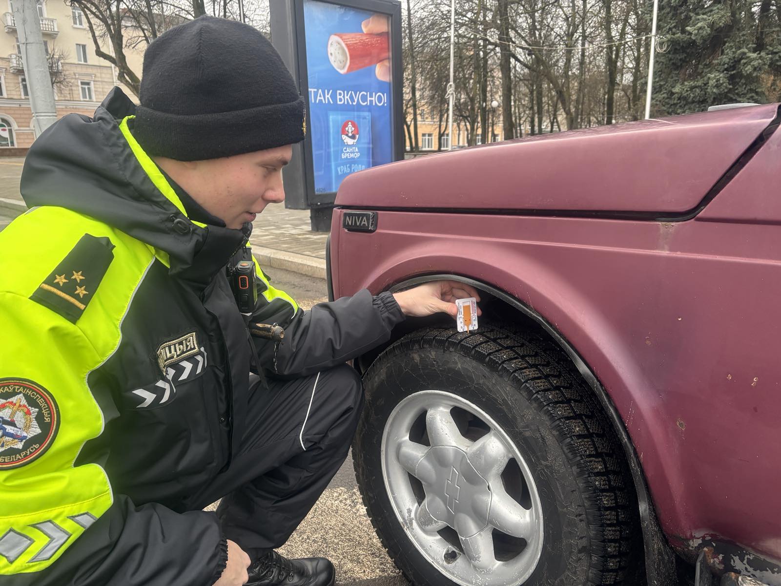 На дорогах Витебской области ГАИ проверяет готовность автомобилистов к зимнему сезону