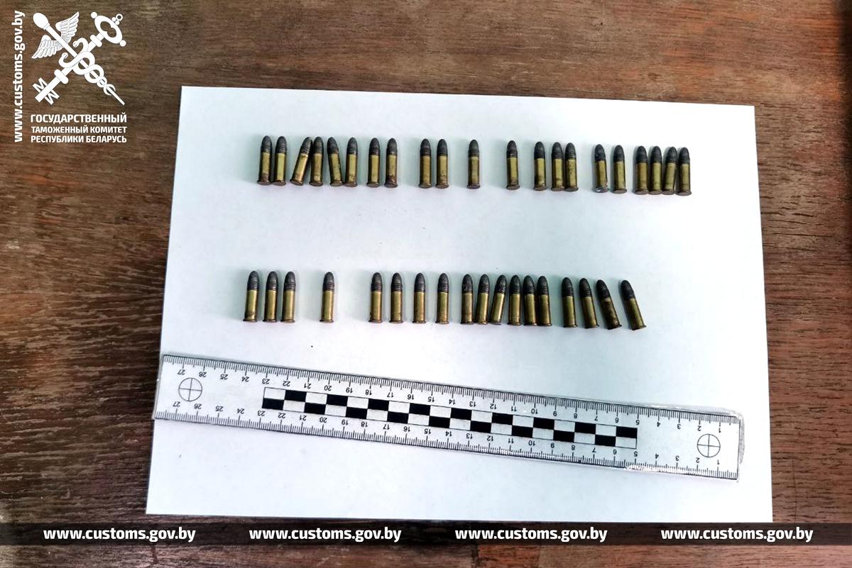 39 патронов, изъятых витебскими таможенниками, признаны боеприпасами