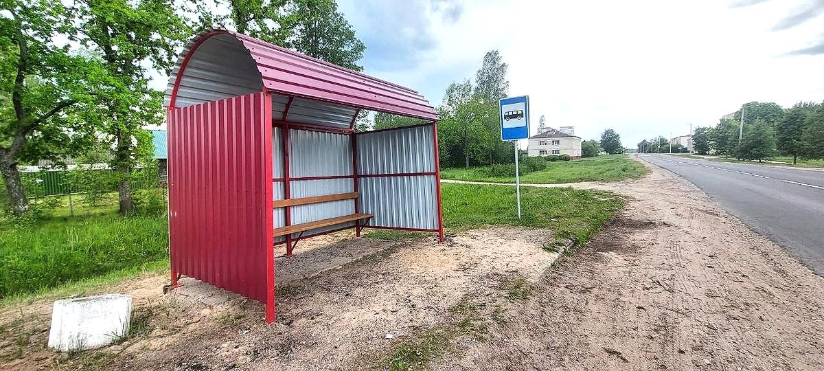 В Россонах установили новые остановки
