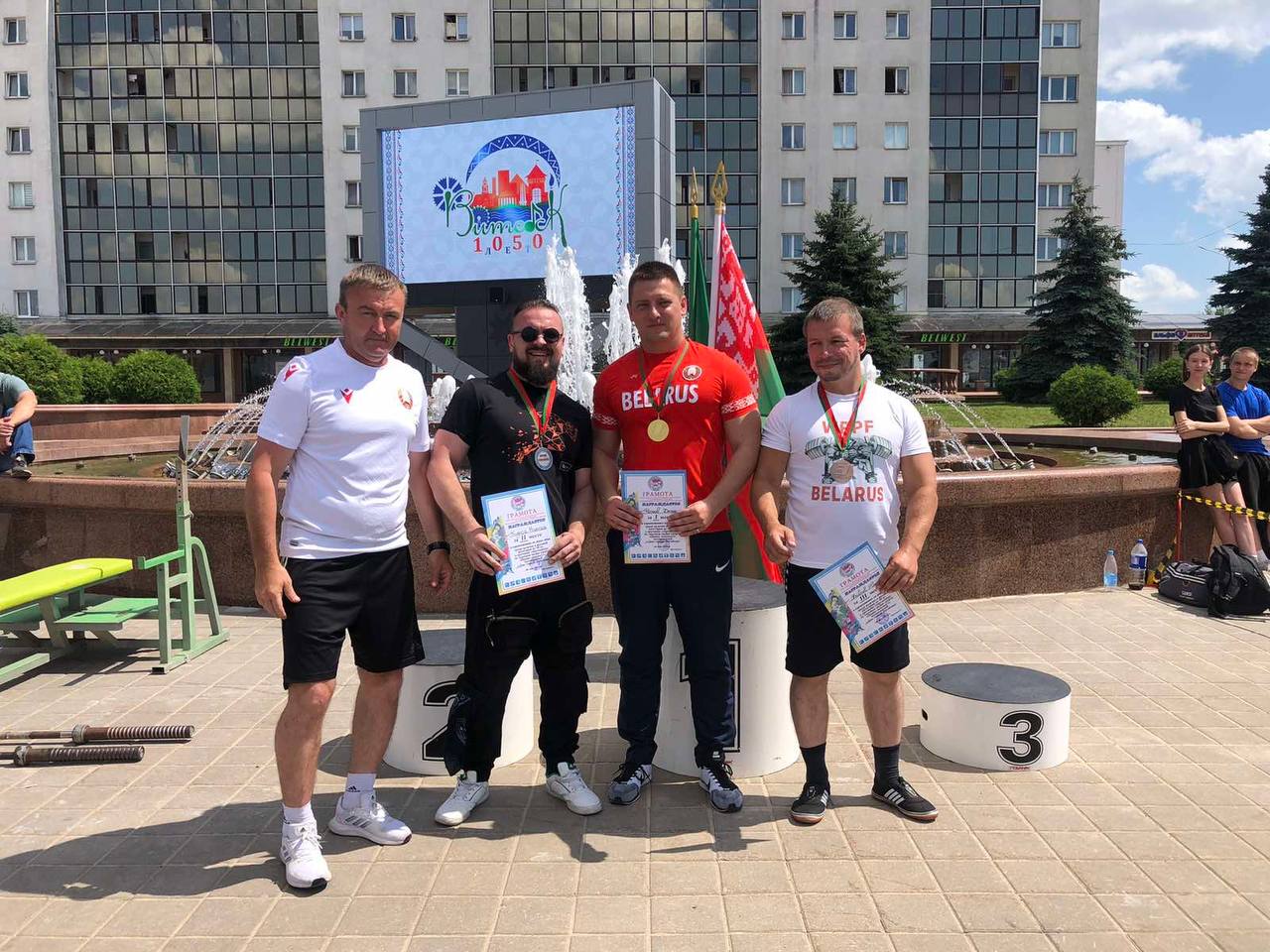 В Витебске состоялись открытые городские соревнования по силовым видам спорта «Время сильных-2024!»