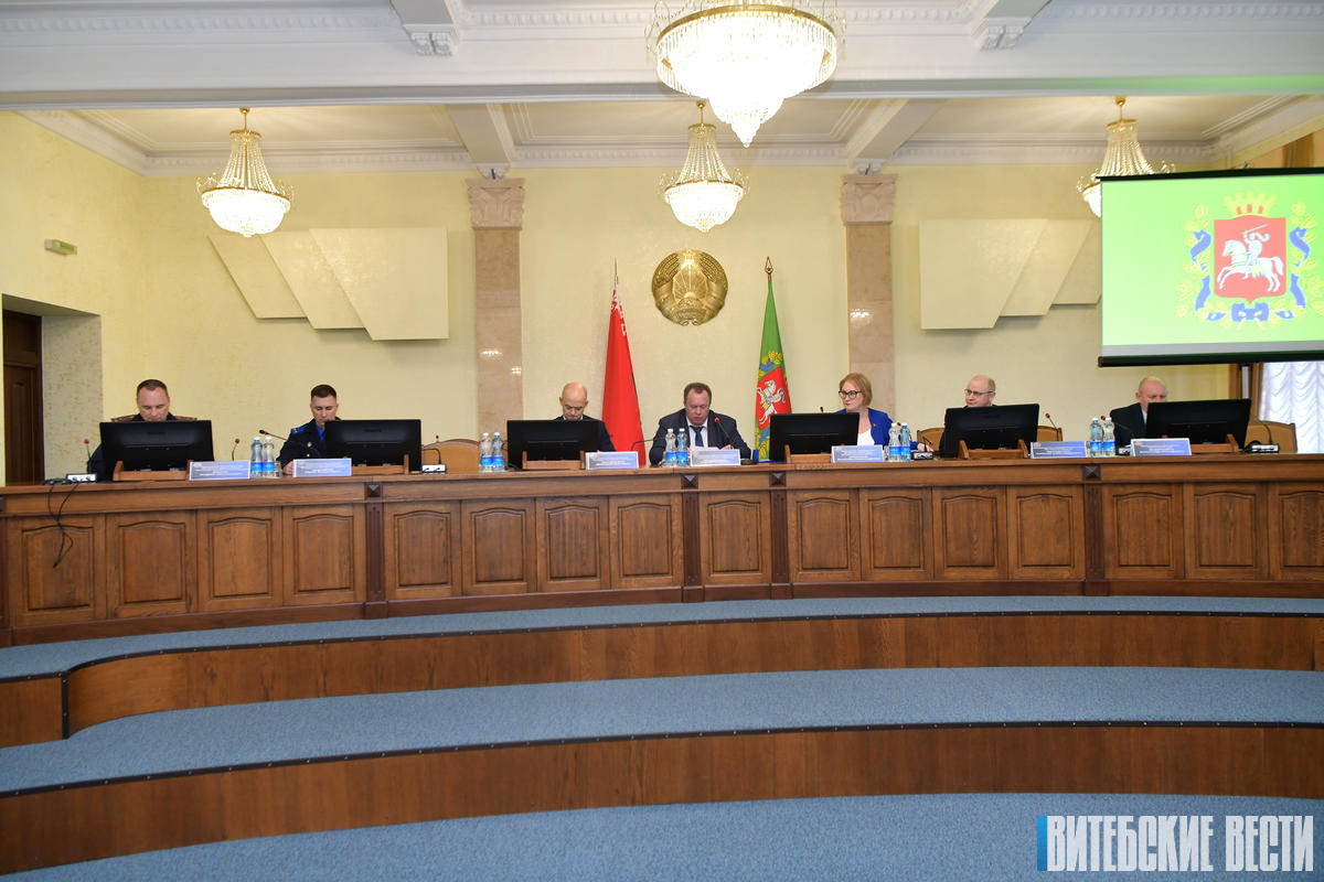 В Витебском облисполкоме подвели итоги работы главного управления юстиции в 2023 году