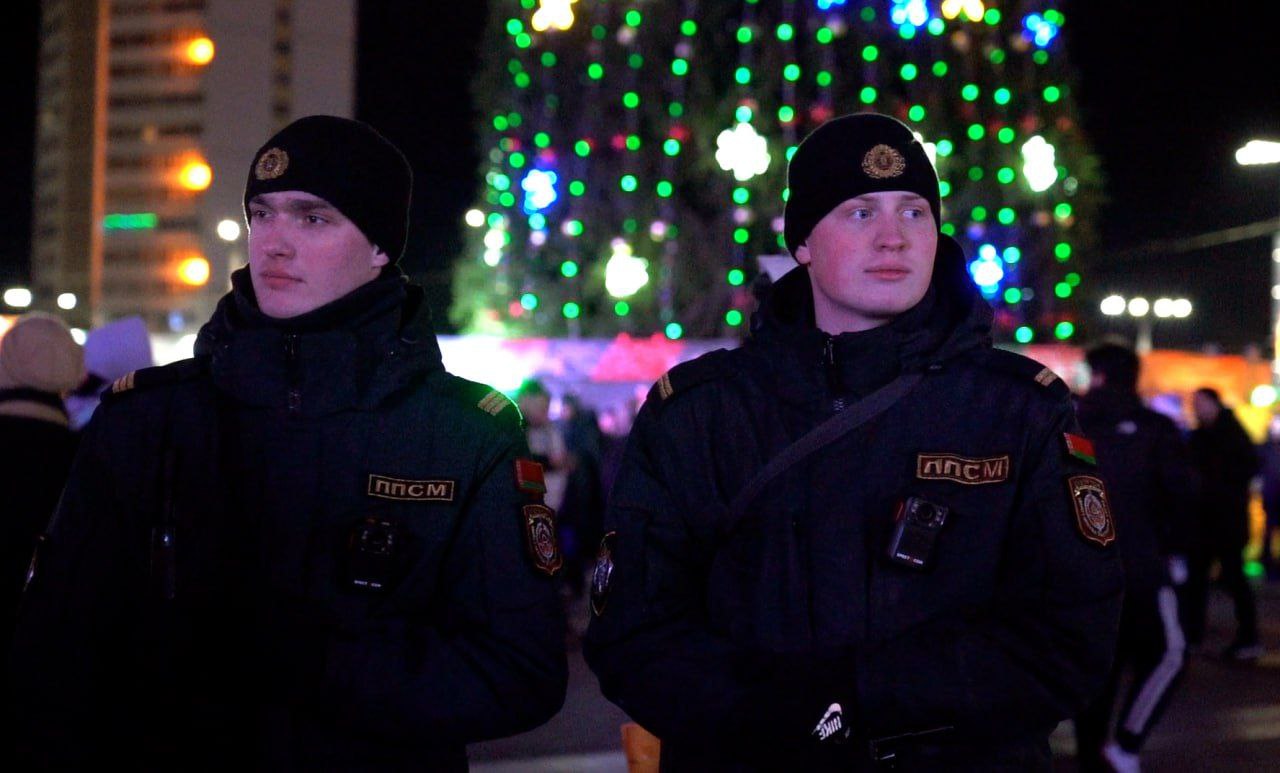 Витебские правоохранители  обеспечили безопасность на улицах города в новогоднюю ночь