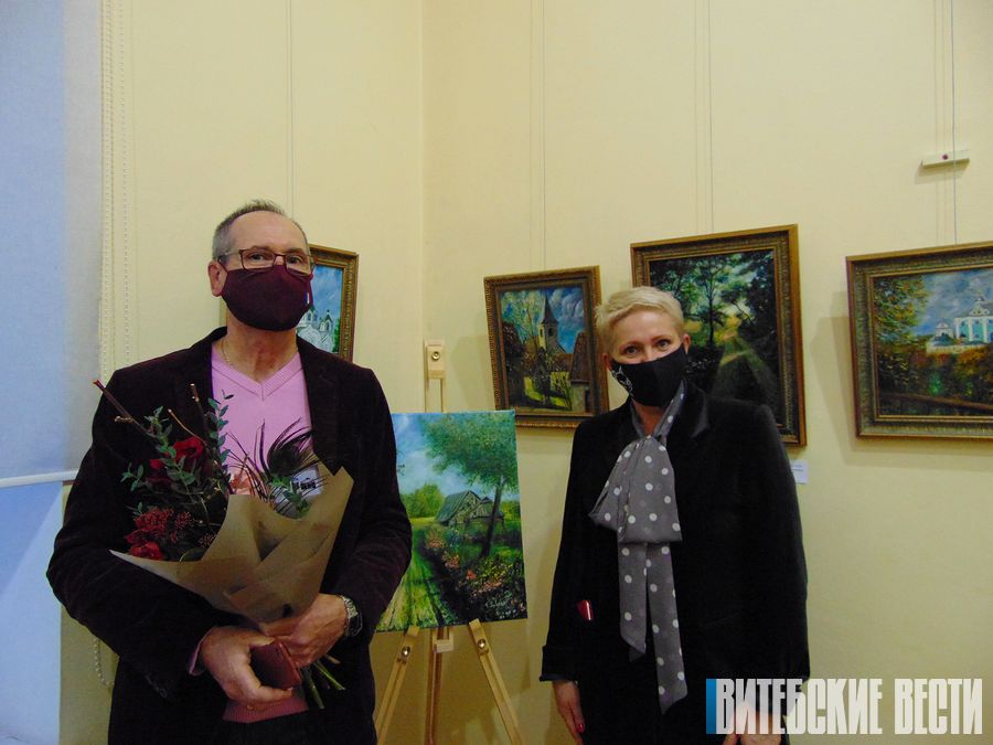 В Витебске открылась персональная выставка французского художника Ива Франсуа Ги Жайо