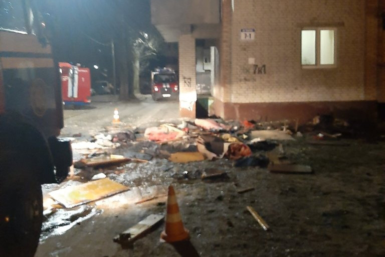 В Витебске загорелась квартира в многоэтажке, потребовалась эвакуация соседей