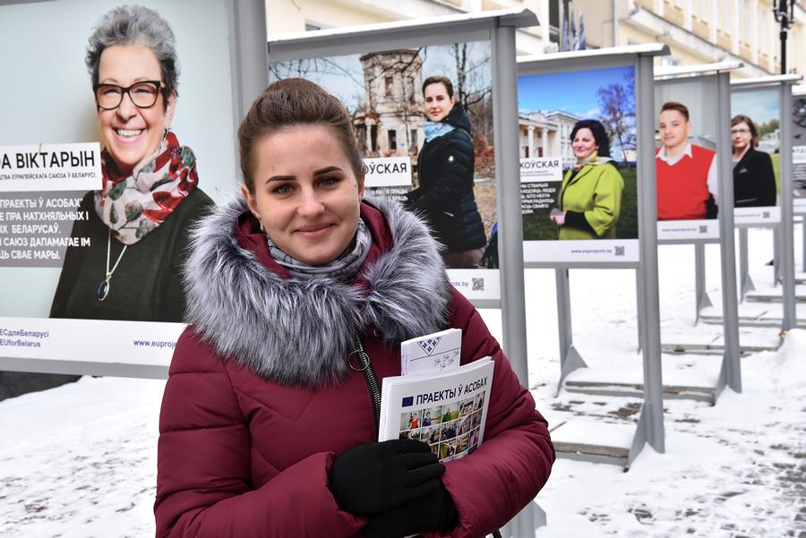 Три представителя области стали героями уличной фотовыставки «Проекты в лицах» в Витебске