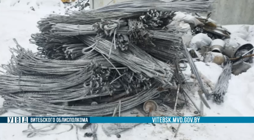 В Россонском районе предотвращен вывоз из страны металла