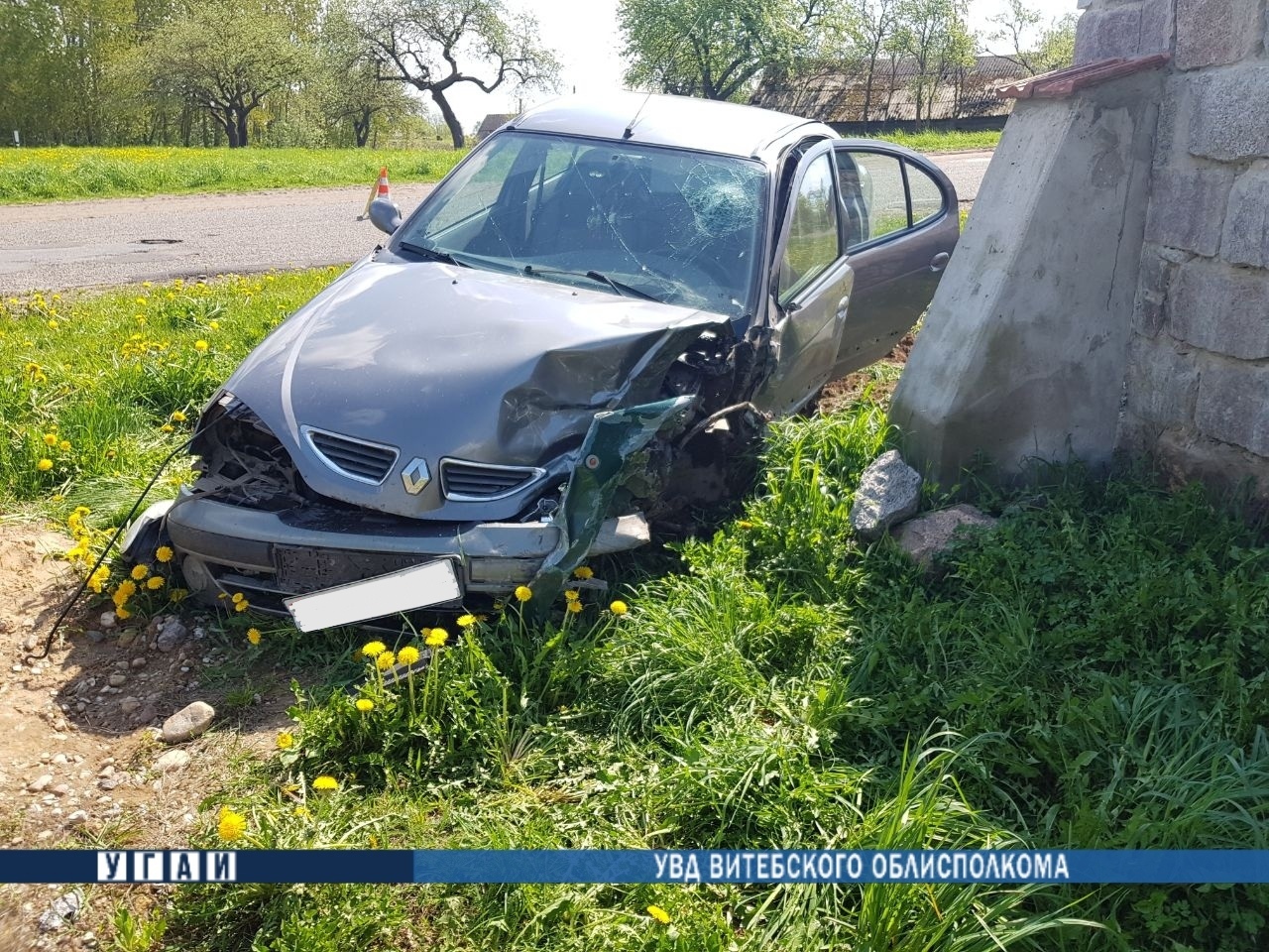 В Глубокском районе столкнулись два автомобиля