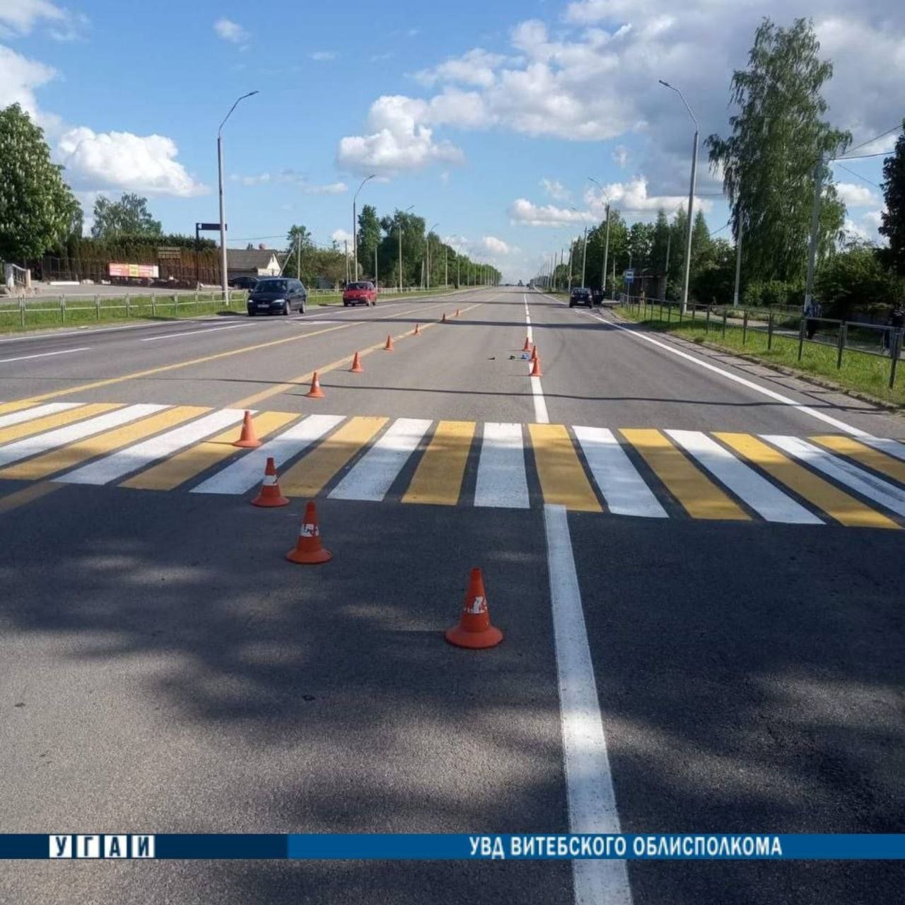 В Оршанском районе водитель авто сбил женщину на "зебре"