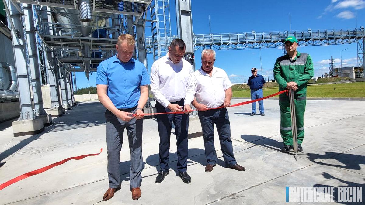Зерносушильный комплекс открыли в Оршанском районе