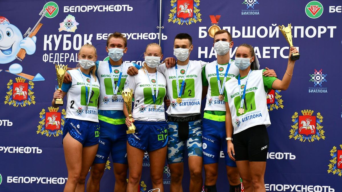 Сборная Витебской области заняла первое место в общекомандном зачете на втором этапе Кубка Белорусской федерации биатлона