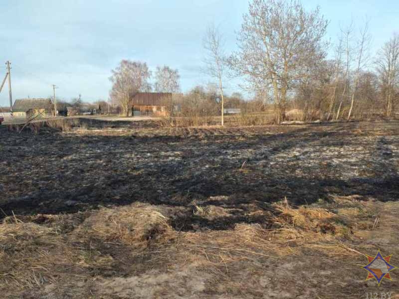 В Ушачском районе пенсионерка получила ожоги во время выжигания сухой травы