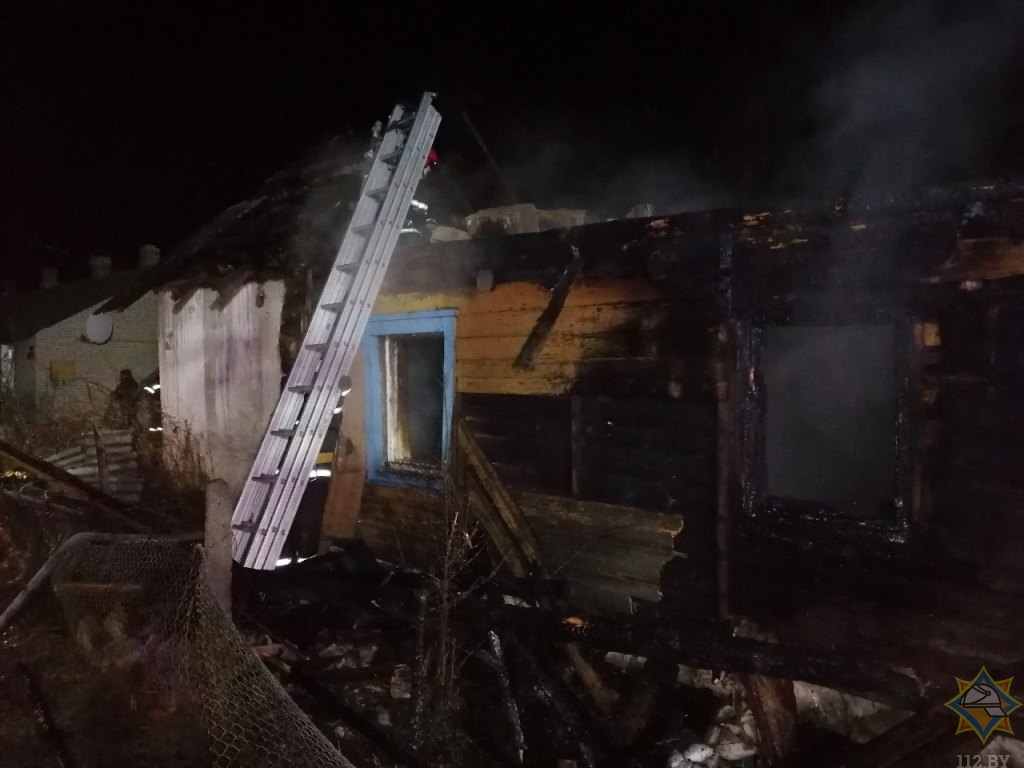 В Браславе на пожаре погибла пенсионерка