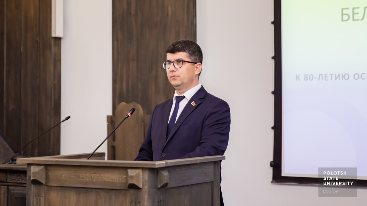 Сергей Левкович встретился с профессорско-преподавательским коллективом и студентами Полоцкого госуниверситета