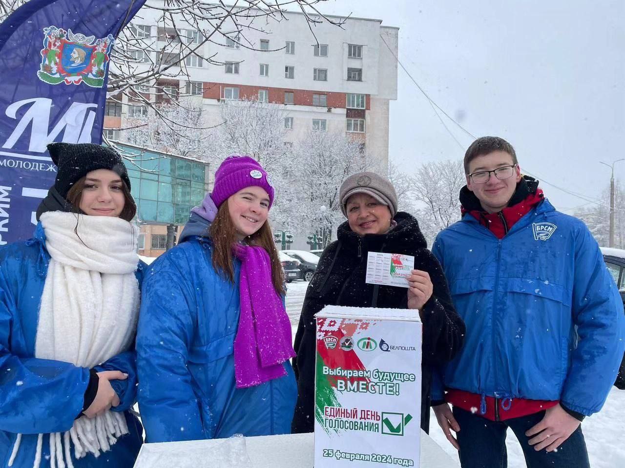 Жители Витебской области активно принимают участие в электоральных мероприятиях 