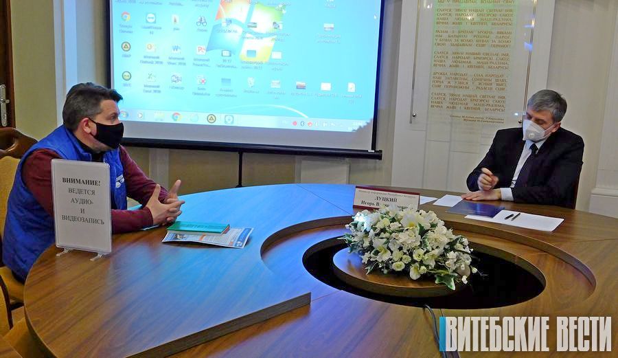 Министр информации Игорь Луцкий провел личный прием и «прямую линию» в Браславе