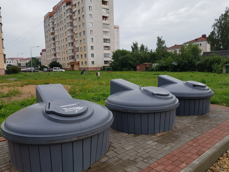 Подземные мусорные контейнеры устанавливают в Орше