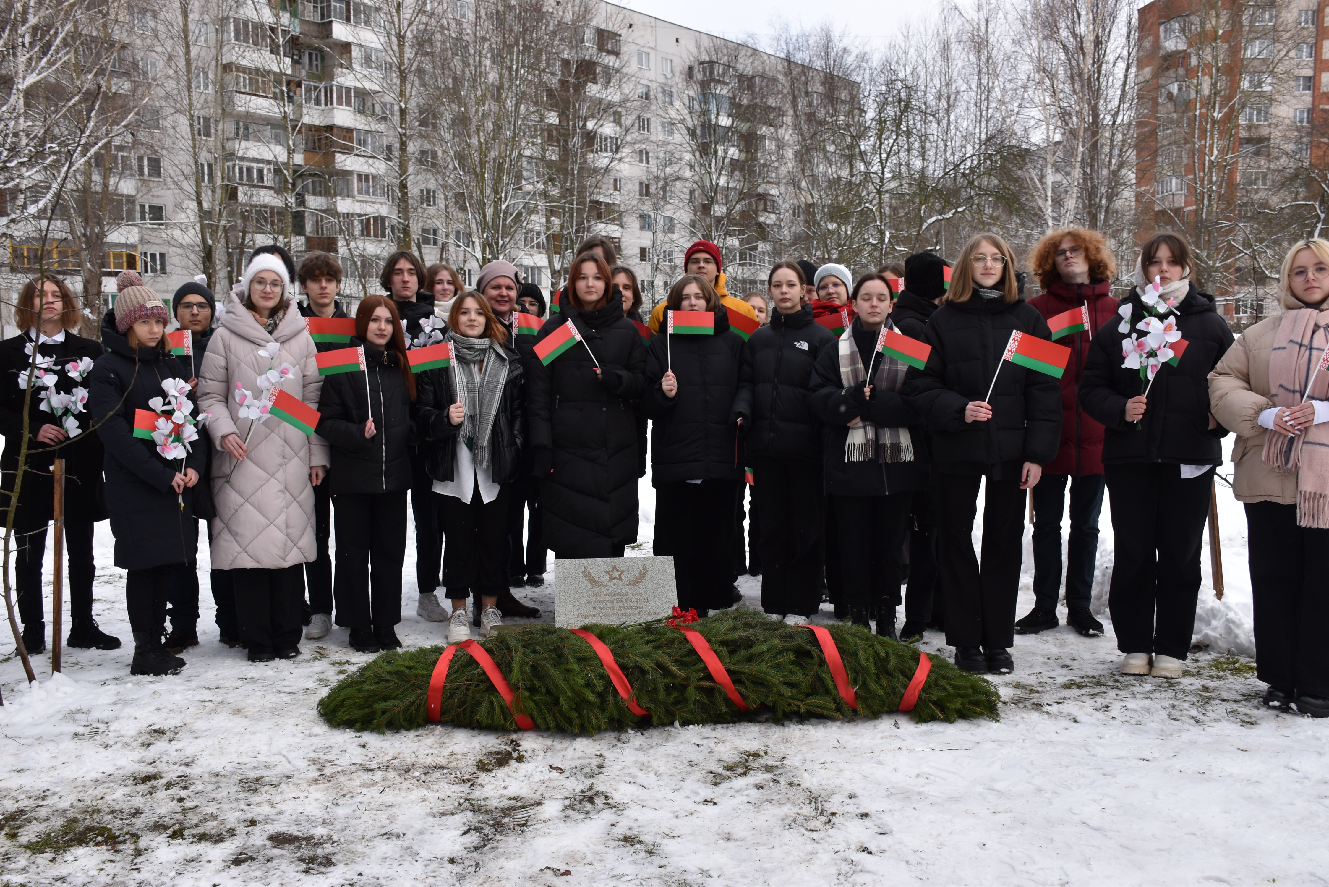 В гимназии № 9 Витебска отметили 120-летие со дня рождения Афанасия Белобородова