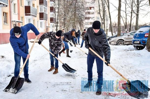 БРСМ в Витебской области возобновил горячие линии помощи в уборке снега одиноким и пожилым людям