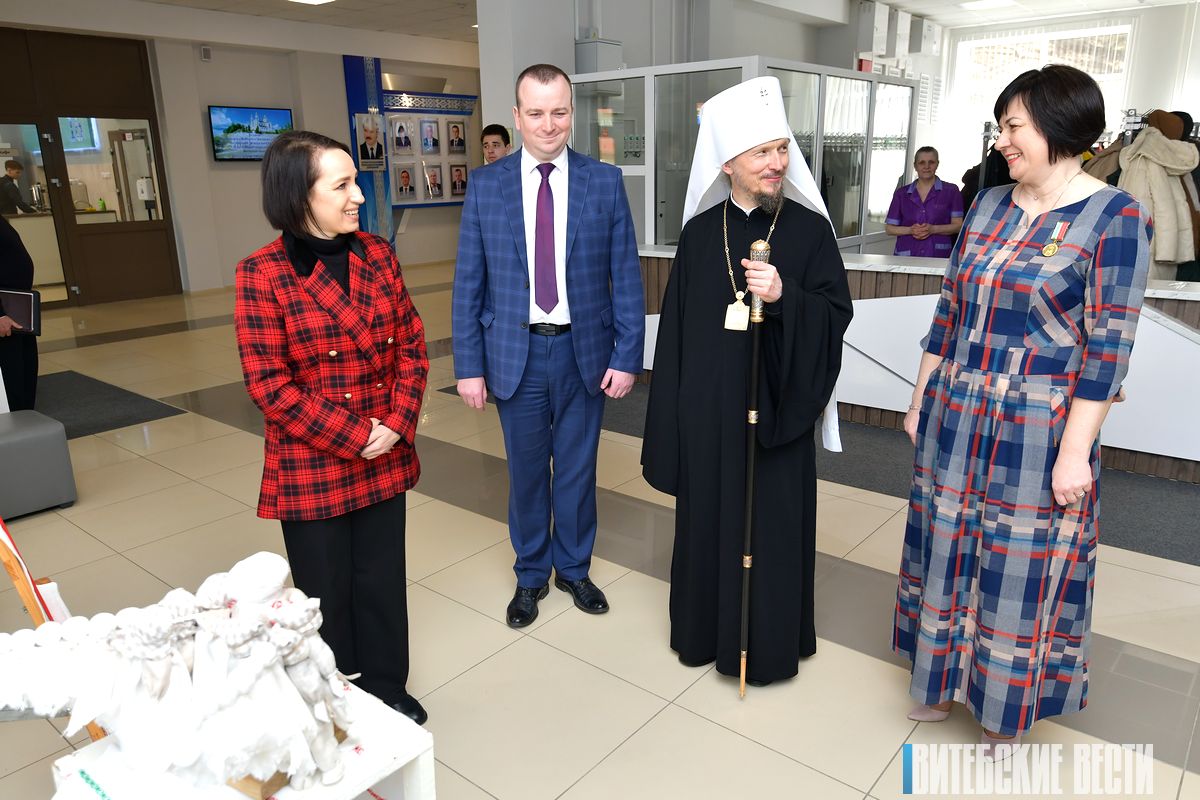 Патриарший экзарх всея Беларуси митрополит Минский и Заславский Вениамин встретился с руководством главного управления по образованию облисполкома и педагогической общественностью