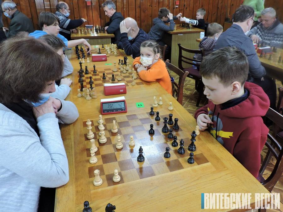 Шахматный темпо-турнир в Витебске: участники, призёры, итоги