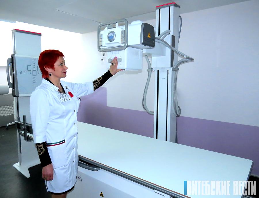 Новый рентгенодиагностический комплекс установлен в Лепельской районной больнице