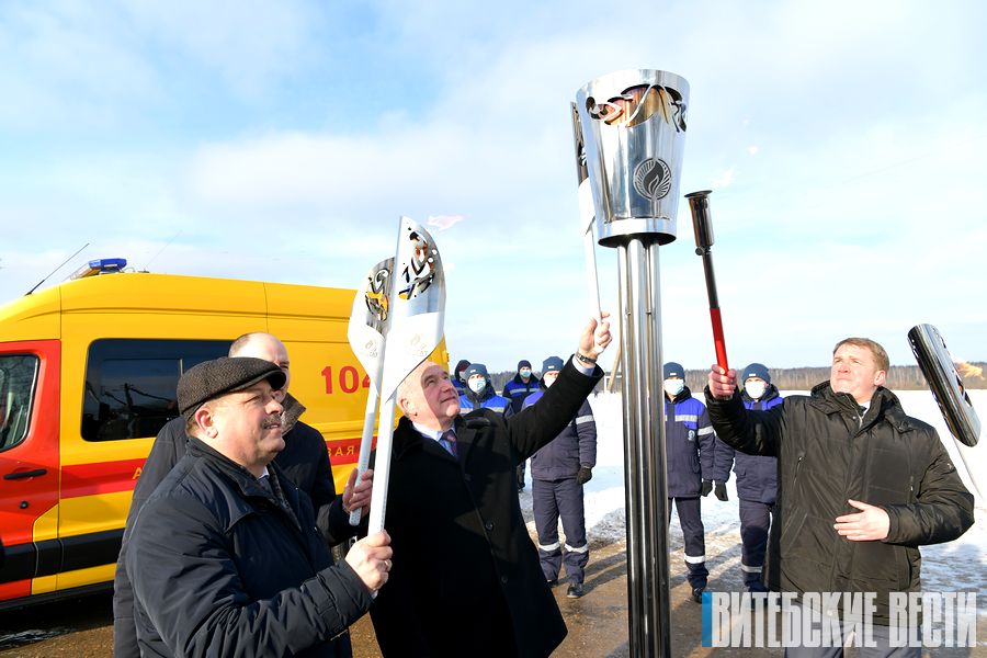 В деревню Ског Сенненского района проведён природный газ