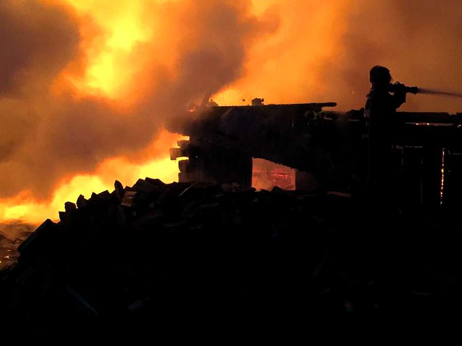 На пожаре в Городокском районе погиб мужчина