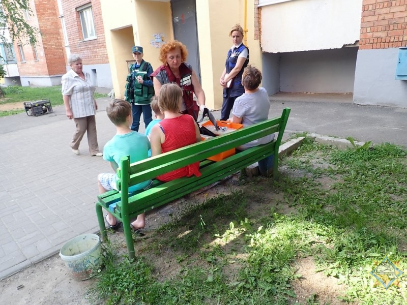 В Витебске из-за пожара в многоэтажке эвакуировали 5 человек