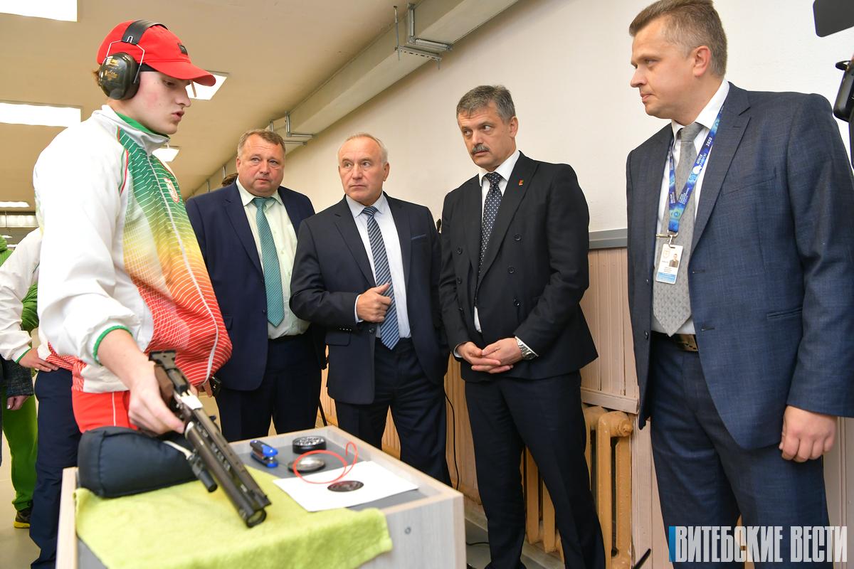 В Витебском государственном училище олимпийского резерва после реконструкции открыли тир с двумя большими залами