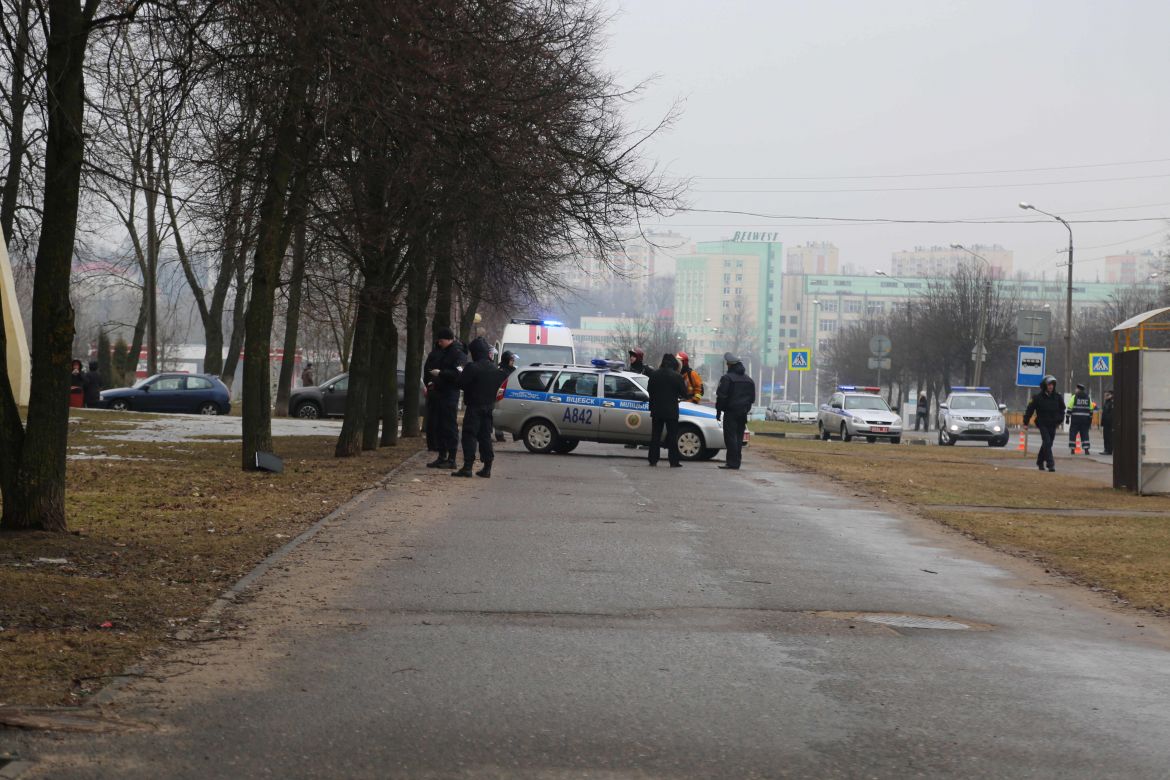 В Витебске эвакуировали 15 человек из-за найденной у дома гранаты