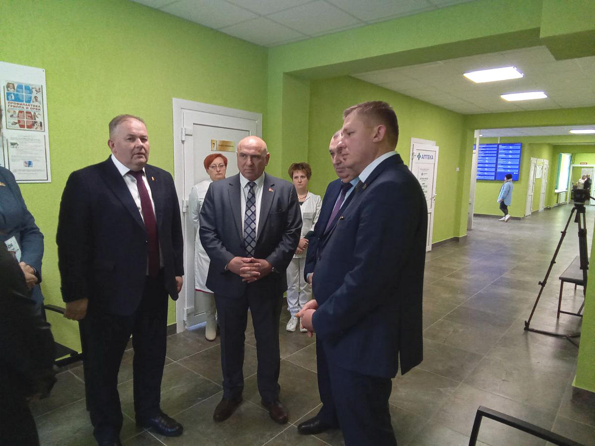 В Верхнедвинске открыли после ремонта районную поликлинику