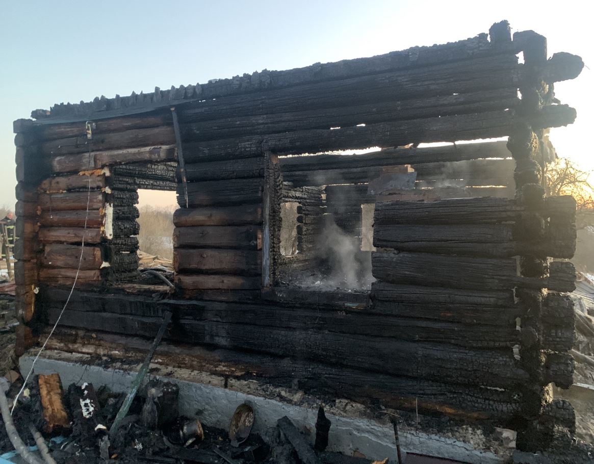 В Витебском районе на пожаре погиб мужчина