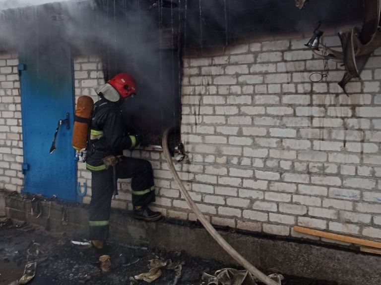На пожаре в Витебске пострадал пенсионер